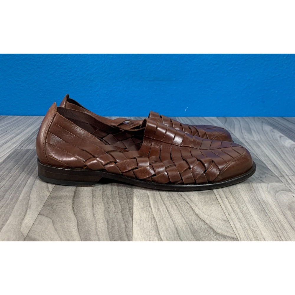 Cole Haan Resort Huarache Vintage Woven Leather Sandals Mens 10.5 D Shoes 09237